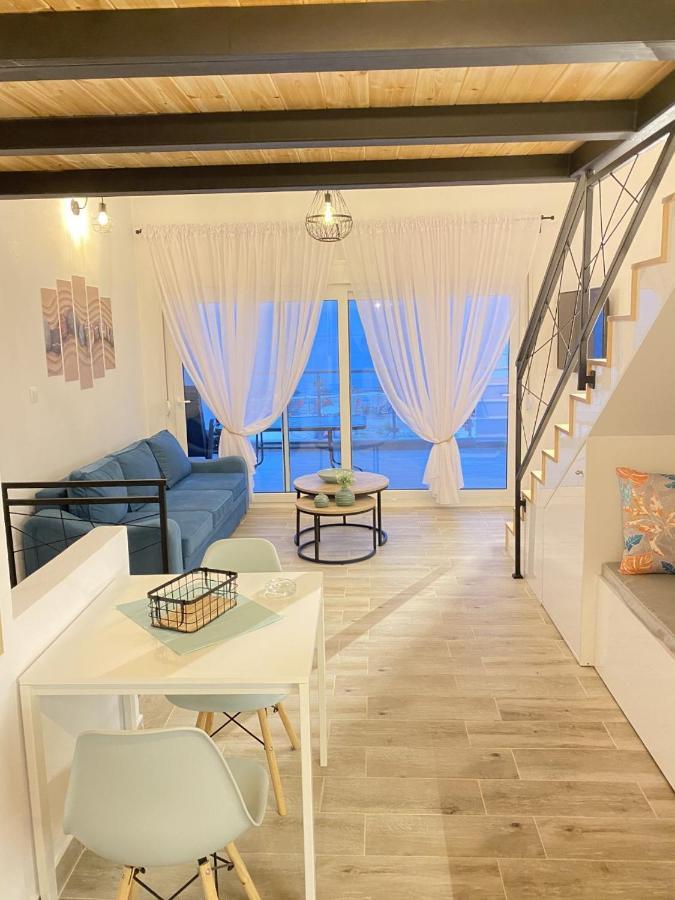 Ifigenia Sea View Apartments Chrysi Ammoudia Bagian luar foto