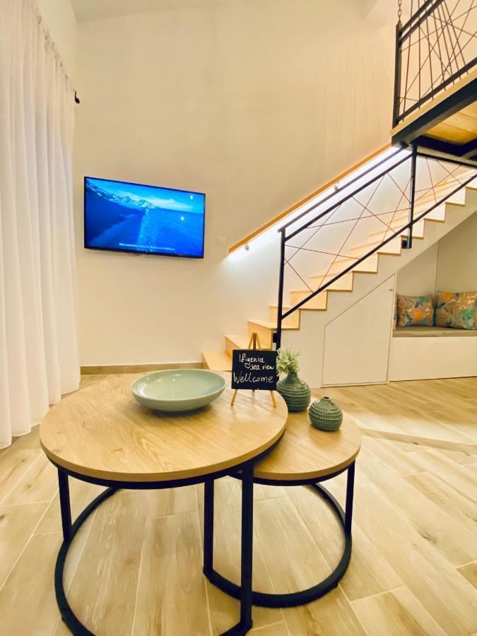 Ifigenia Sea View Apartments Chrysi Ammoudia Bagian luar foto