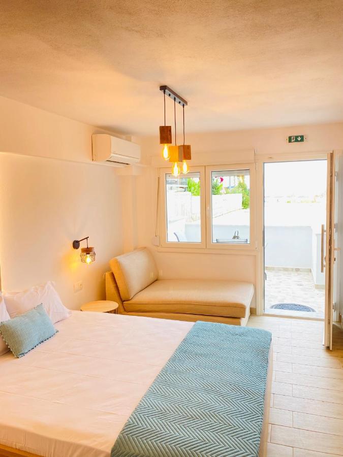 Ifigenia Sea View Apartments Chrysi Ammoudia Bagian luar foto